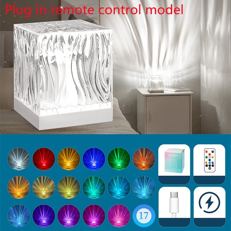 LED Water Ripple Ambient Light Holiday Gift