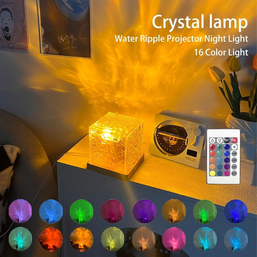 LED Water Ripple Ambient Light Holiday Gift